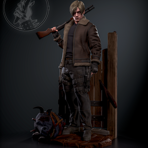 Leon S. Kennedy - Resident Evil, Művészet, Makett, modell, Festett tárgyak, Mindenmás, MESKA