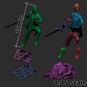 Dante - Devil May Cry  - művészet - makett, modell - Meska.hu
