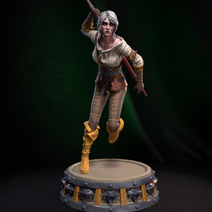 Ciri - Witcher 3, Művészet, Makett, modell, Festett tárgyak, Mindenmás, MESKA