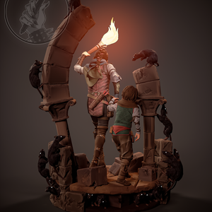 Amicia és Hugo - A plague tale  - művészet - makett, modell - Meska.hu