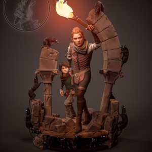 Amicia és Hugo - A plague tale , Művészet, Makett, modell, Festett tárgyak, Mindenmás, MESKA
