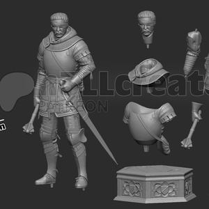Jan Troznov / Ziska - Kingdom Come- Deliverance 2  - művészet - makett, modell - Meska.hu