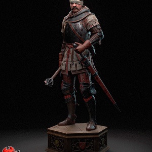 Jan Troznov / Ziska - Kingdom Come- Deliverance 2 , Művészet, Makett, modell, Festett tárgyak, Mindenmás, MESKA