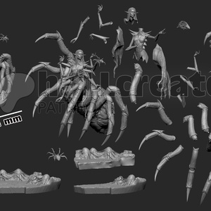 Lolth - Dungeons and Dragons - művészet - makett, modell - Meska.hu