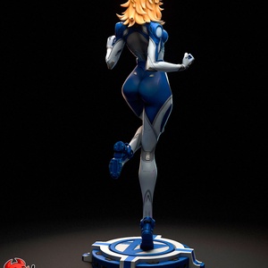 Invisible Woman - Marvel Rivals - művészet - makett, modell - Meska.hu