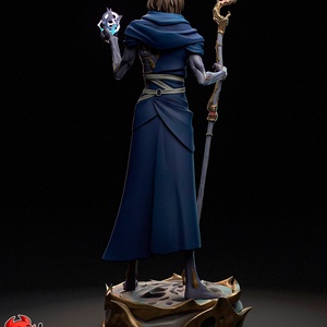 Viktor - League of Legends Arcane s2  - művészet - makett, modell - Meska.hu