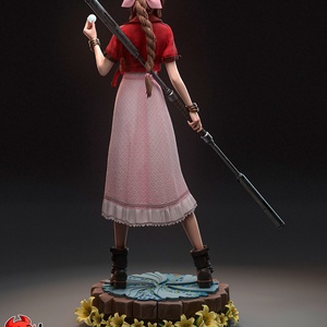 Aerith - Final Fantasy VII - művészet - makett, modell - Meska.hu