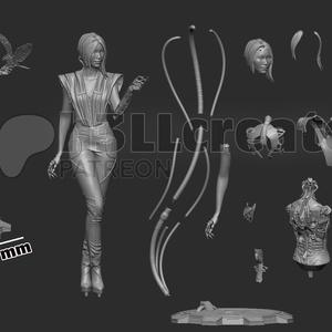 Songbird - Cyberpunk 2077: Phantom Liberty - művészet - makett, modell - Meska.hu