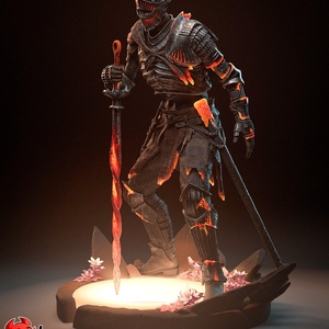 Soul of Cinder - Dark Souls III, Művészet, Makett, modell, Festett tárgyak, Mindenmás, MESKA