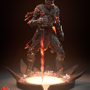 Soul of Cinder - Dark Souls III - művészet - makett, modell - Meska.hu