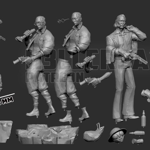  Harry or Kim - Disco Elysium - művészet - makett, modell - Meska.hu