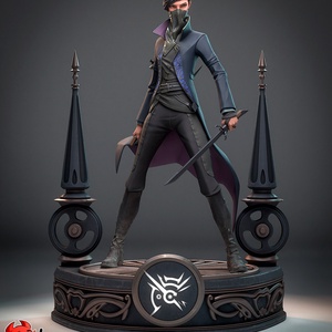 Emily Kaldwin - Dishonored 2, Művészet, Makett, modell, Festett tárgyak, Mindenmás, MESKA