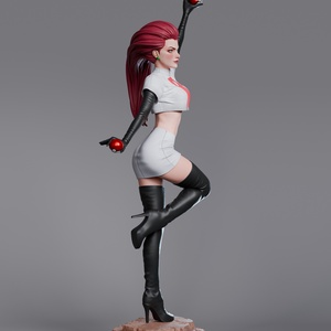 Jessie - Pokemon - művészet - makett, modell - Meska.hu