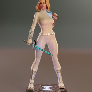 White Widow - MCU - művészet - makett, modell - Meska.hu