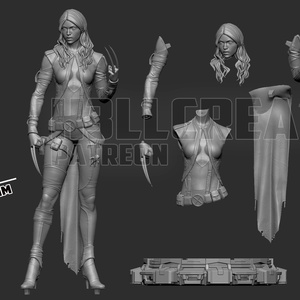 X-23 - X-Men - művészet - makett, modell - Meska.hu