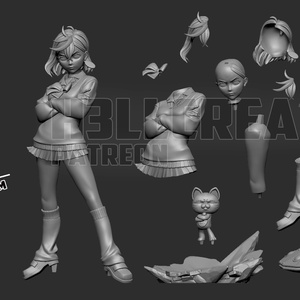 Momo Ayase - DanDaDan - művészet - makett, modell - Meska.hu Momo Ayase - DanDaDan - művészet - makett, modell - Meska.hu