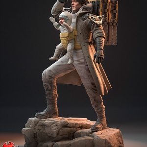 Samuel Sam Porter Bridges - Death Stranding 2 - művészet - makett, modell - Meska.hu