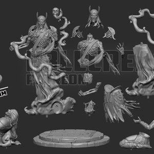 Vecna - Dungeons and Dragons - művészet - makett, modell - Meska.hu