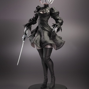 2B v2 - Nier: Automata - művészet - makett, modell - Meska.hu