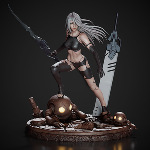 A2 - Nier: Automata, Művészet, Makett, modell, Festett tárgyak, Mindenmás, MESKA