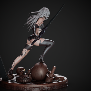 A2 - Nier: Automata - művészet - makett, modell - Meska.hu