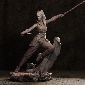 Ahsoka Tano - Star Wars: The Mandalorian, Művészet, Makett, modell, Festett tárgyak, Mindenmás, MESKA