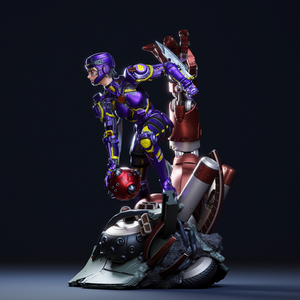 Alita v2 - Battle Angel Alita - művészet - makett, modell - Meska.hu