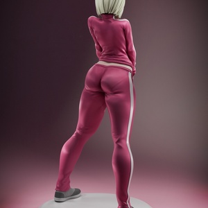 Android 18 - Dragon Ball - művészet - makett, modell - Meska.hu