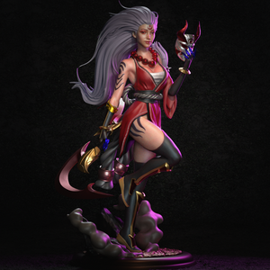 Blood Moon Diana - League of Legends - művészet - makett, modell - Meska.hu