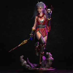 Blood Moon Diana - League of Legends, Művészet, Makett, modell, Festett tárgyak, Mindenmás, MESKA