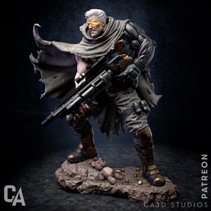 Cable - Marvel - művészet - makett, modell - Meska.hu