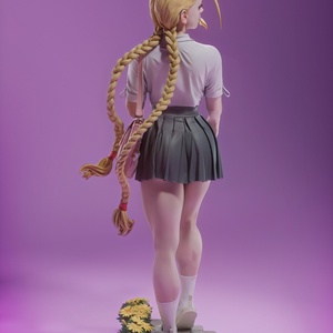 Cammy - Street Fighter - művészet - makett, modell - Meska.hu Cammy - Street Fighter - művészet - makett, modell - Meska.hu