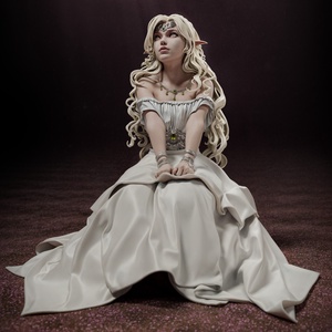 Elf Princess, Művészet, Makett, modell, Festett tárgyak, Mindenmás, MESKA