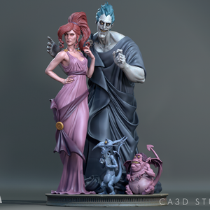 Hades Diorama - Hercules, Művészet, Makett, modell, Festett tárgyak, Mindenmás, MESKA