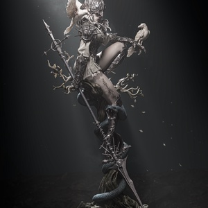 Lenora Queen of Crows - művészet - makett, modell - Meska.hu