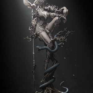 Lenora Queen of Crows, Művészet, Makett, modell, Festett tárgyak, Mindenmás, MESKA