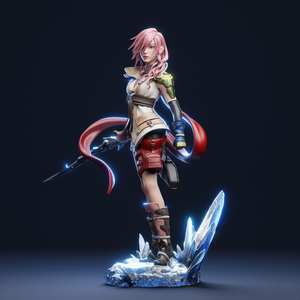 Lightning - Final Fantasy XIII - művészet - makett, modell - Meska.hu