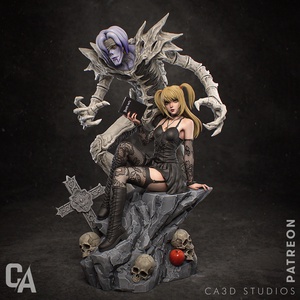 Misa Amane Diorama - Death Note, Művészet, Makett, modell, Festett tárgyak, Mindenmás, MESKA