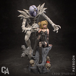 Misa Amane Diorama - Death Note - művészet - makett, modell - Meska.hu Misa Amane Diorama - Death Note - művészet - makett, modell - Meska.hu