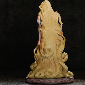 Rapunzel - művészet - makett, modell - Meska.hu