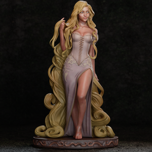 Rapunzel - művészet - makett, modell - Meska.hu