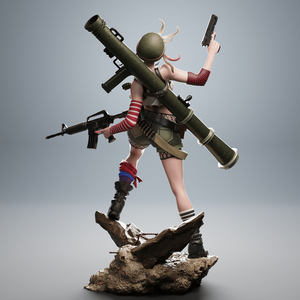 Tank Girl - művészet - makett, modell - Meska.hu