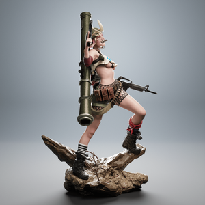 Tank Girl - művészet - makett, modell - Meska.hu