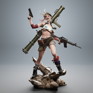 Tank Girl, Művészet, Makett, modell, Festett tárgyak, Mindenmás, MESKA