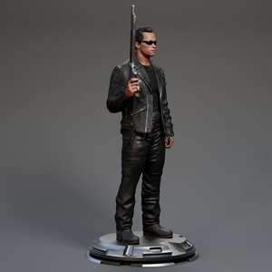 Terminator - művészet - makett, modell - Meska.hu