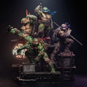 TMNT - Tini Nindzsa Teknőcök  - művészet - makett, modell - Meska.hu