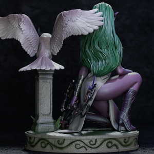 Tyrande Whisperwind - World of Warcraft - művészet - makett, modell - Meska.hu
