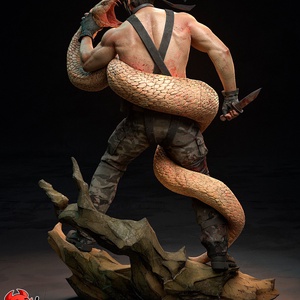Naked Snake - Metal Gear Solid Delta: Snake Eater - művészet - makett, modell - Meska.hu
