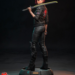 Female V - Cyberpunk 2077 - művészet - makett, modell - Meska.hu Female V - Cyberpunk 2077 - művészet - makett, modell - Meska.hu