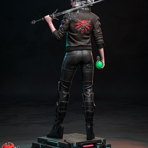 Ciri - Cyberpunk 2077 style - művészet - makett, modell - Meska.hu Ciri - Cyberpunk 2077 style - művészet - makett, modell - Meska.hu
